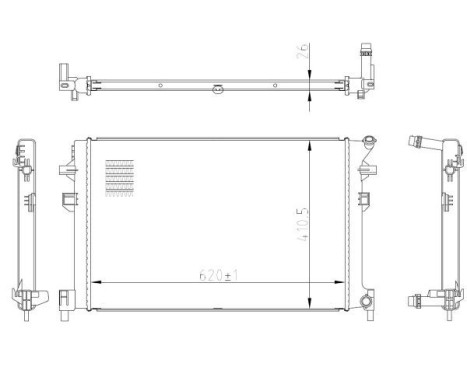 Radiator, engine cooling, Image 3