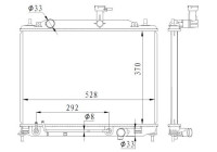 Radiator, engine cooling