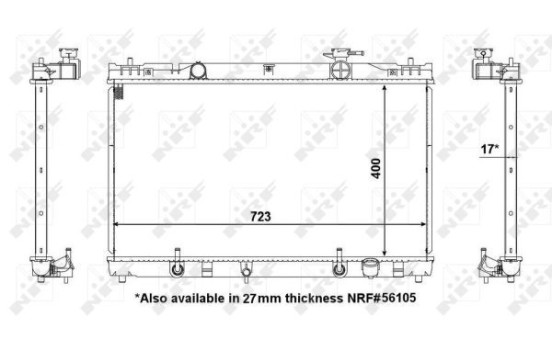 Radiator, engine cooling