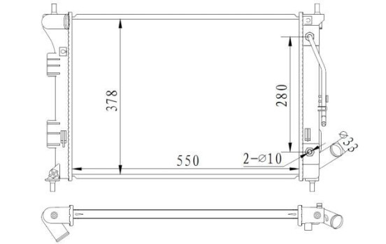 Radiator, engine cooling, Image 2