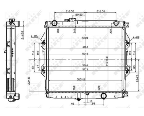 Radiator, engine cooling, Image 5