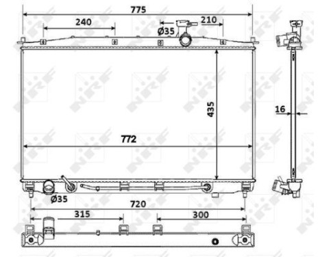 Radiator, engine cooling, Image 5