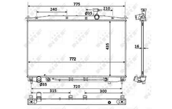 Radiator, engine cooling, Image 5