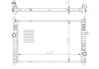 Radiator, engine cooling