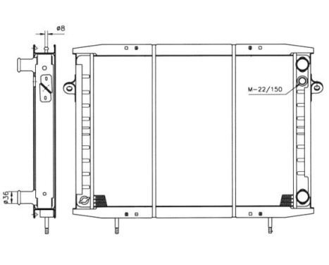 Radiator, engine cooling, Image 5