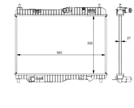 Radiator, engine cooling, Image 3