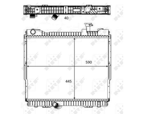 Radiator, engine cooling, Image 4