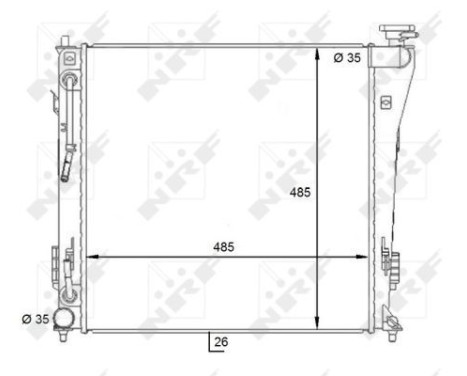 Radiator, engine cooling, Image 2