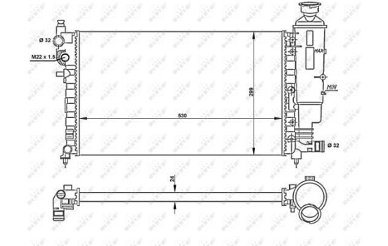 Radiator, engine cooling, Image 3