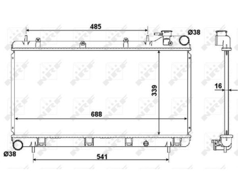 Radiator, engine cooling, Image 2