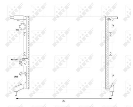 Radiator, engine cooling, Image 5