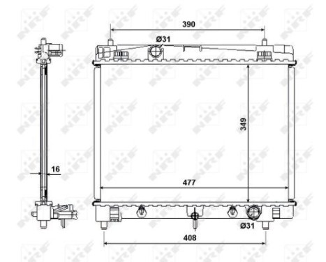Radiator, engine cooling, Image 4