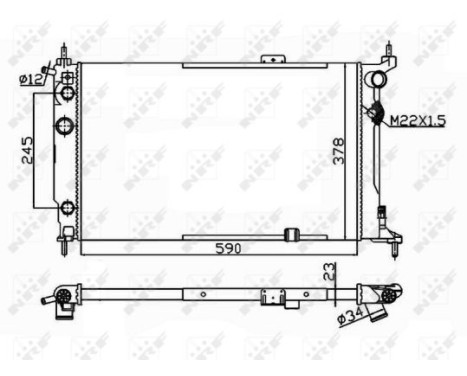 Radiator, engine cooling, Image 2