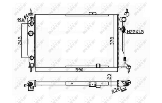 Radiator, engine cooling, Image 2