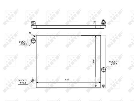 Radiator, engine cooling, Image 2