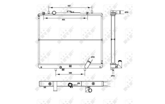 Radiator, engine cooling, Image 3