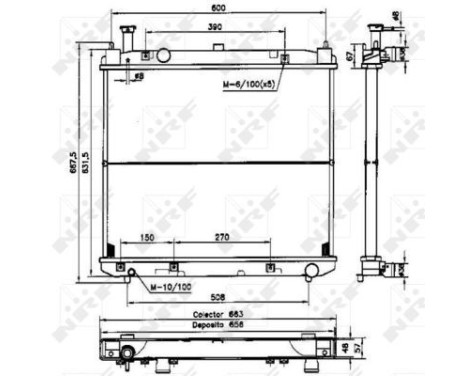 Radiator, engine cooling, Image 4