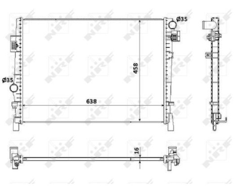 Radiator, engine cooling, Image 5