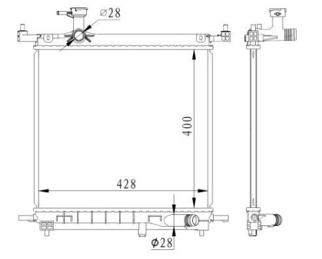 Radiator, engine cooling, Image 5