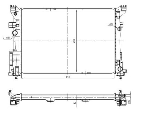 Radiator, engine cooling, Image 5