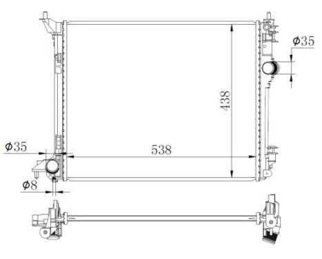 Radiator, engine cooling, Image 5