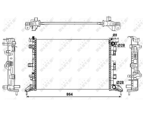 Radiator, engine cooling, Image 3