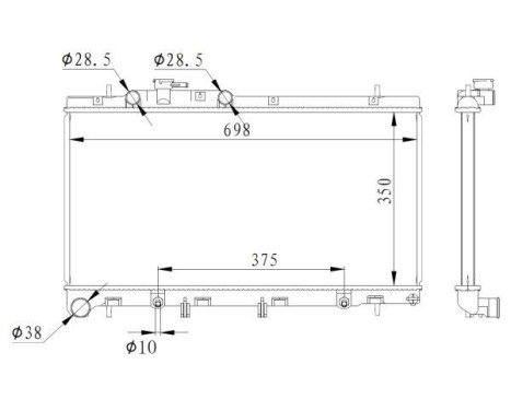 Radiator, engine cooling, Image 5