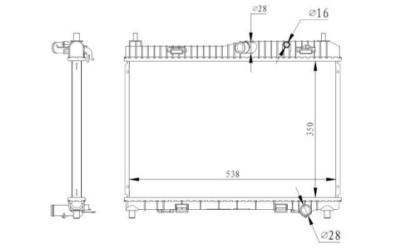 Radiator, engine cooling, Image 5