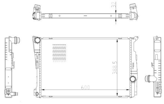 Radiator, engine cooling, Image 5