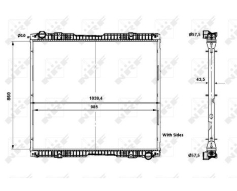Radiator, engine cooling, Image 5