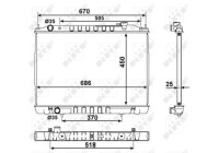 Radiator, engine cooling
