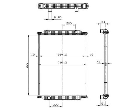 Radiator, engine cooling, Image 3
