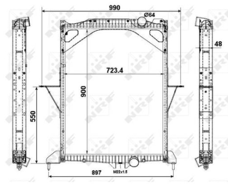 Radiator, engine cooling, Image 4