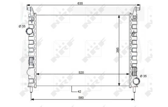 Radiator, engine cooling