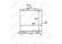 Radiator, engine cooling