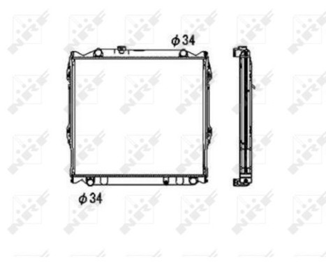 Radiator, engine cooling