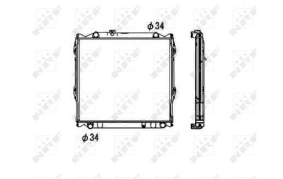 Radiator, engine cooling