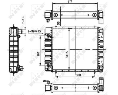 Radiator, engine cooling, Image 5