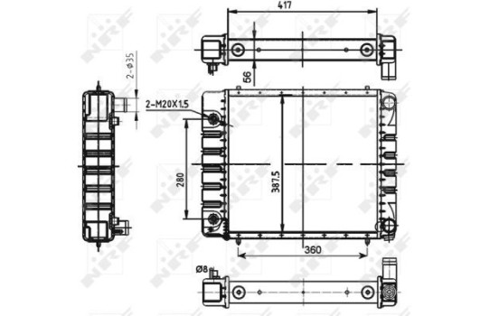 Radiator, engine cooling, Image 5