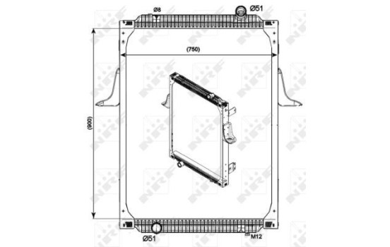 Radiator, engine cooling, Image 5