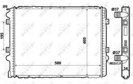 Radiator, engine cooling, Image 5