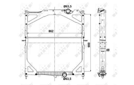 Radiator, engine cooling, Image 5