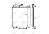 Radiator, engine cooling