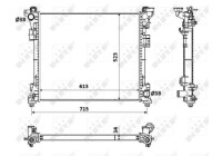 Radiator, engine cooling