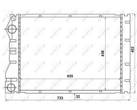 Radiator, engine cooling
