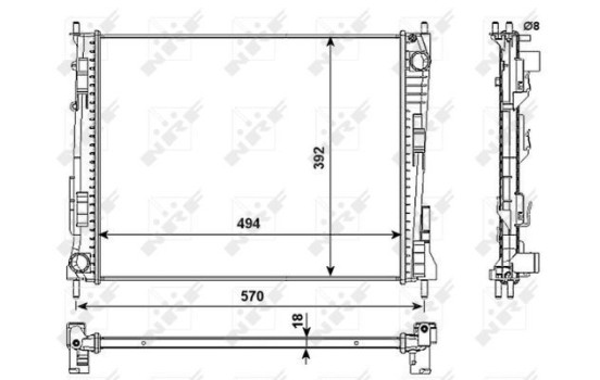 Radiator, engine cooling, Image 5