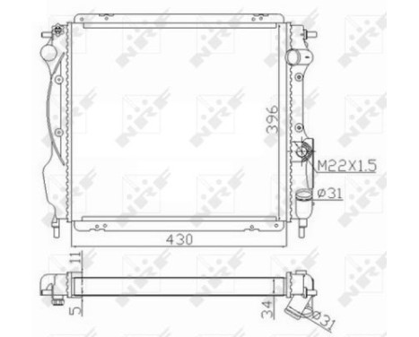 Radiator, engine cooling, Image 5