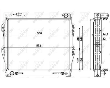 Radiator, engine cooling, Image 3