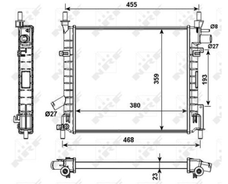 Radiator, engine cooling, Image 2