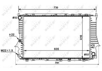 Radiator, engine cooling